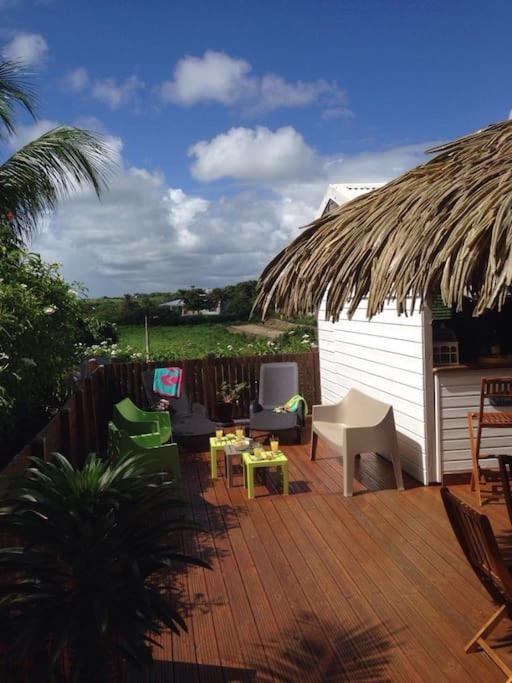 Charmant Bungalow Un P'Tit Coin De Paradis Saint-Francois  Buitenkant foto