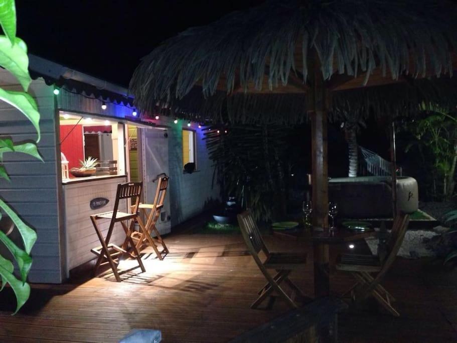 Charmant Bungalow Un P'Tit Coin De Paradis Saint-Francois  Buitenkant foto
